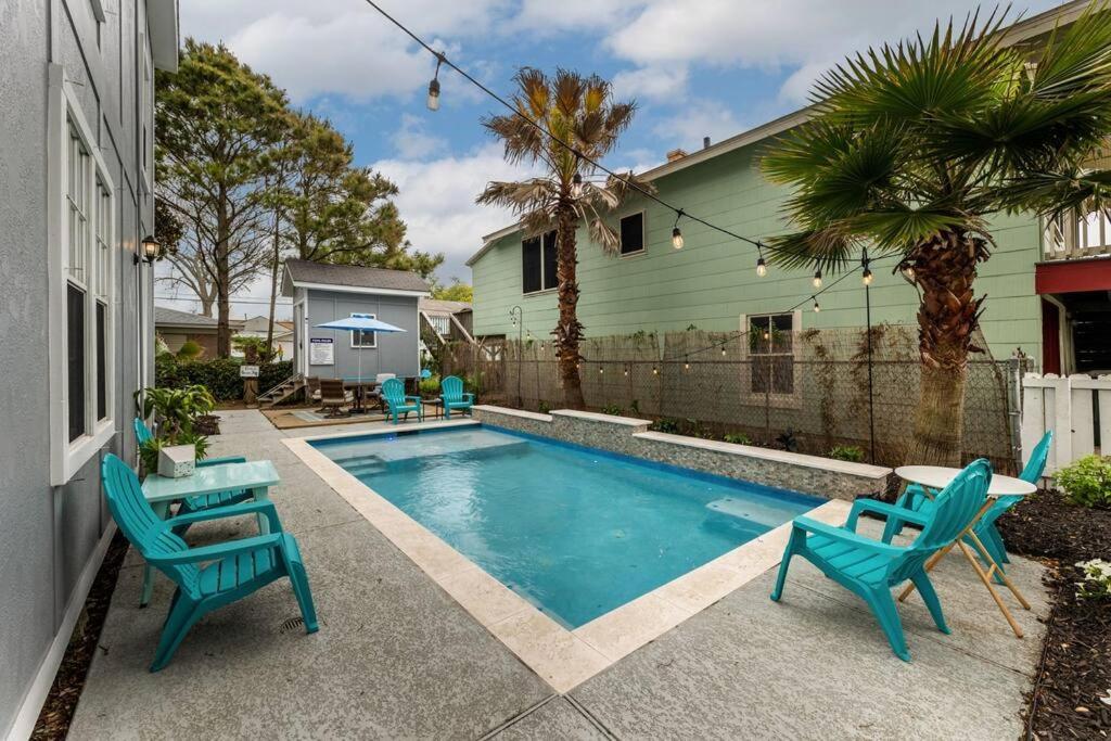 5/3 With A Heated Pool 2 Min From Beach, Updated Galveston Ngoại thất bức ảnh